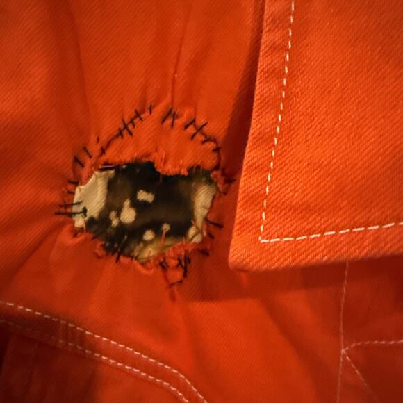 VERY SPECIAL polo ralph lauren red jacket Ft. Power puff Girls OOAK Size medium - Picture 4 of 10